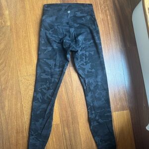 lululemon athletica Black Camo Leggings
